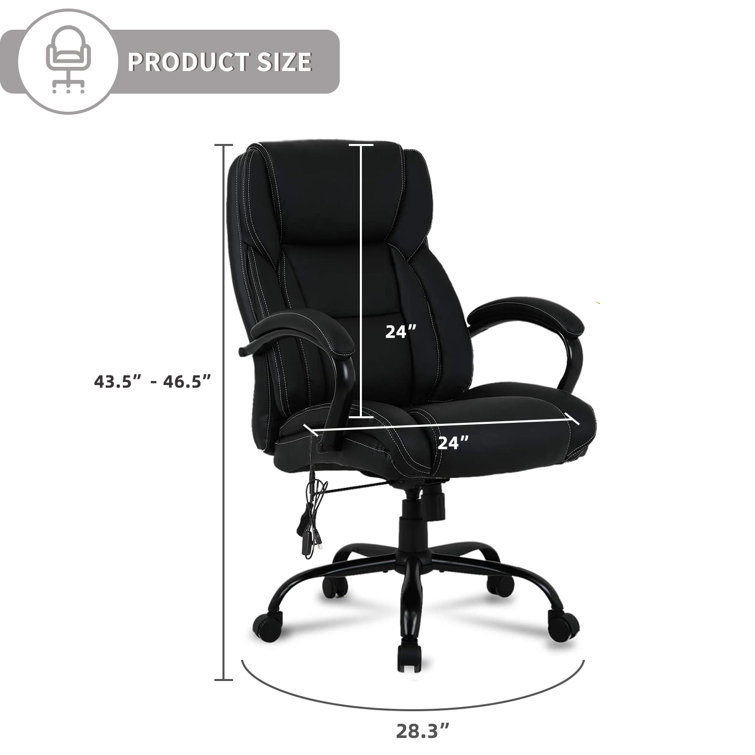 Large size office discount chairs